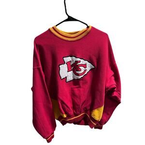 Vintage The Game Kansas City Chiefs Crewneck XL USA Made NFL Sweatshirt 90s